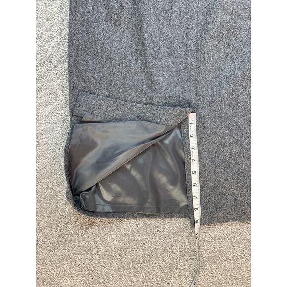 Joan Leslie Pencil Skirt Knee Length Career Business Wool Gray Size 10 - Picture 10 of 10